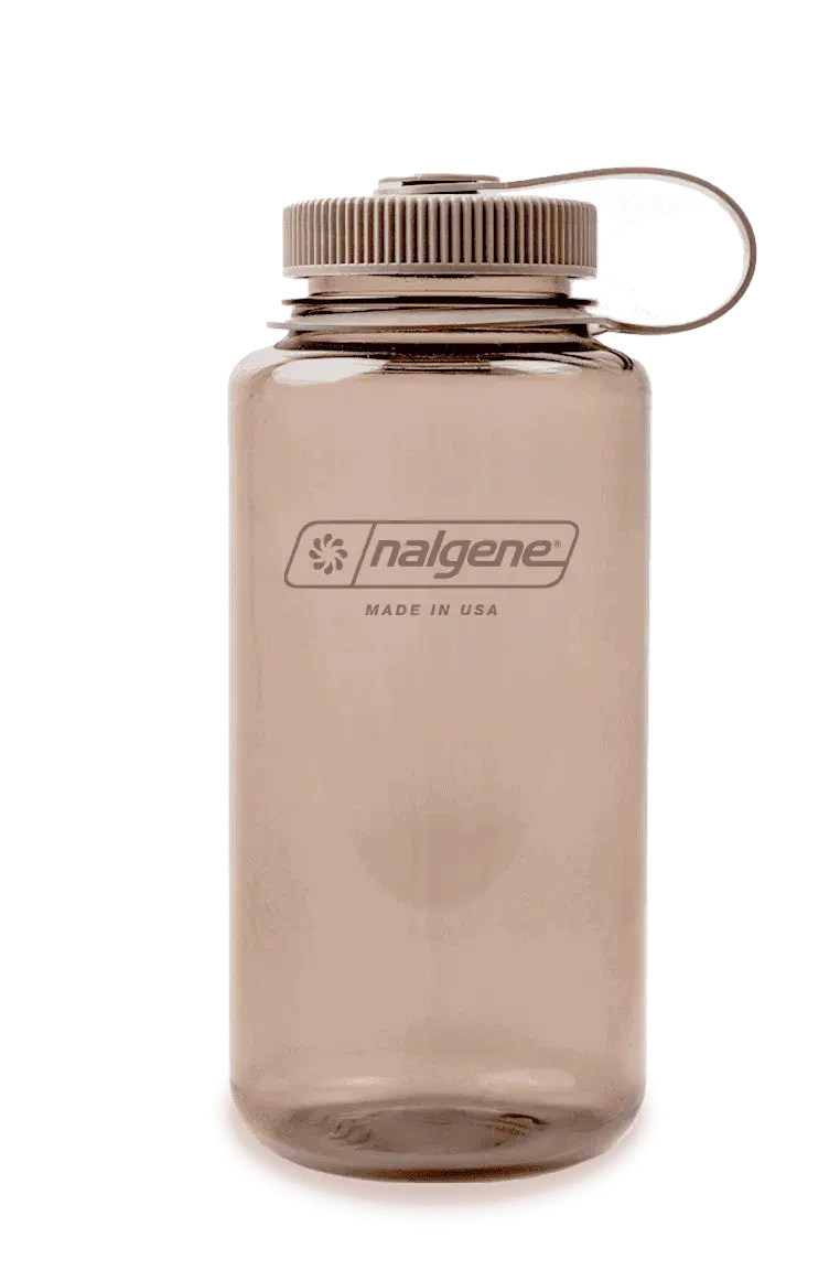 Nalgene 32oz / 1L Wide Mouth Sustain Water Bottle - Monochrome Mocha