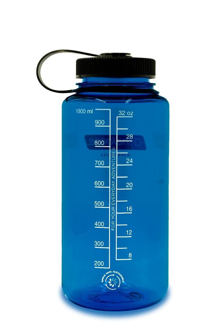 Nalgene 32oz / 1L Wide Mouth Sustain Water Bottle - Slate Blue