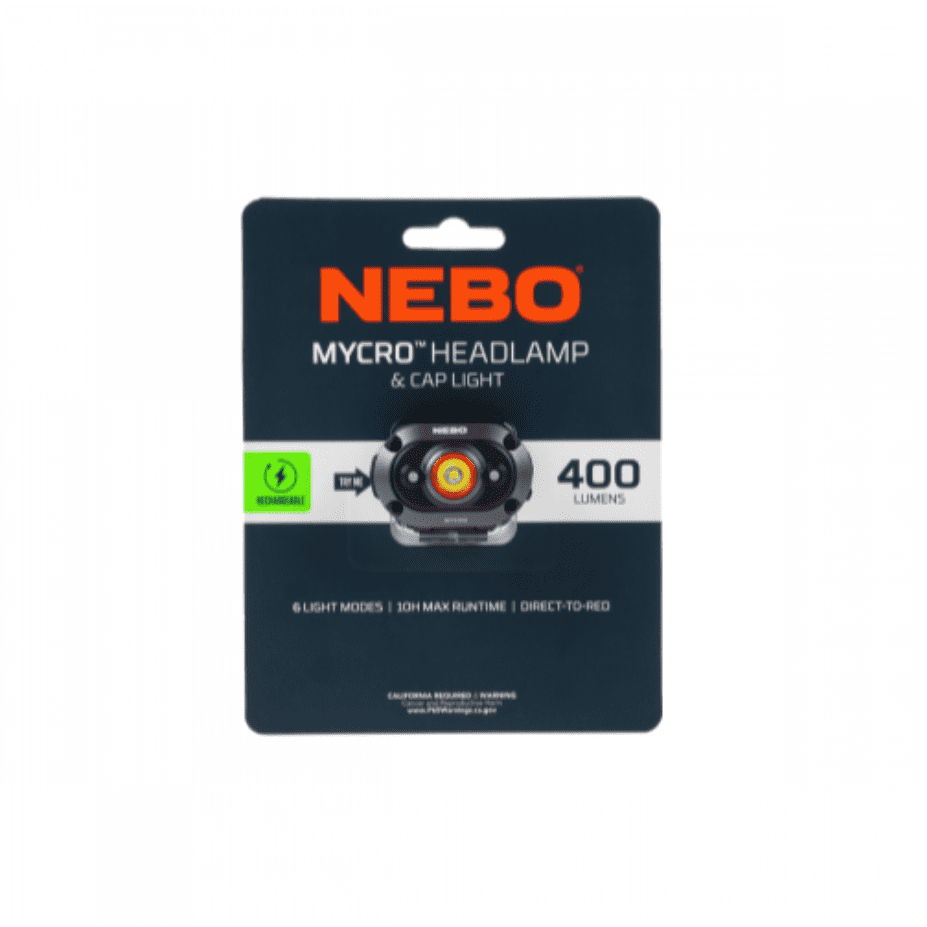 Nebo 400 Lumen Rechargeable Mycro Headlight