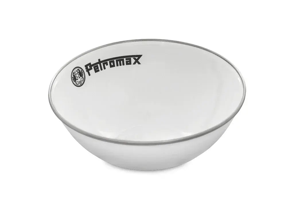 Petromax Set Of 2 Enamel Bowls - White - Large