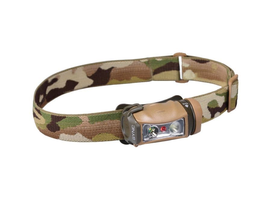 Princeton Tec Sync LED 200 Lumen Head Torch - Multicam