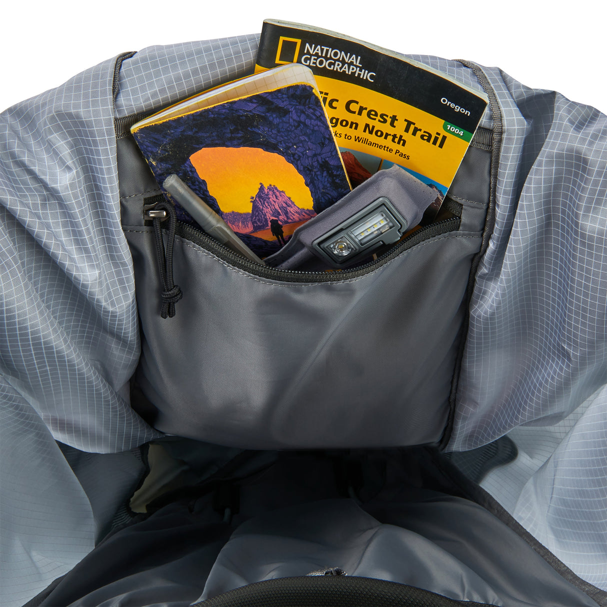 Sierra Designs Flex Trail 40L-60L Backpack Bag - Wild Dove/Peat