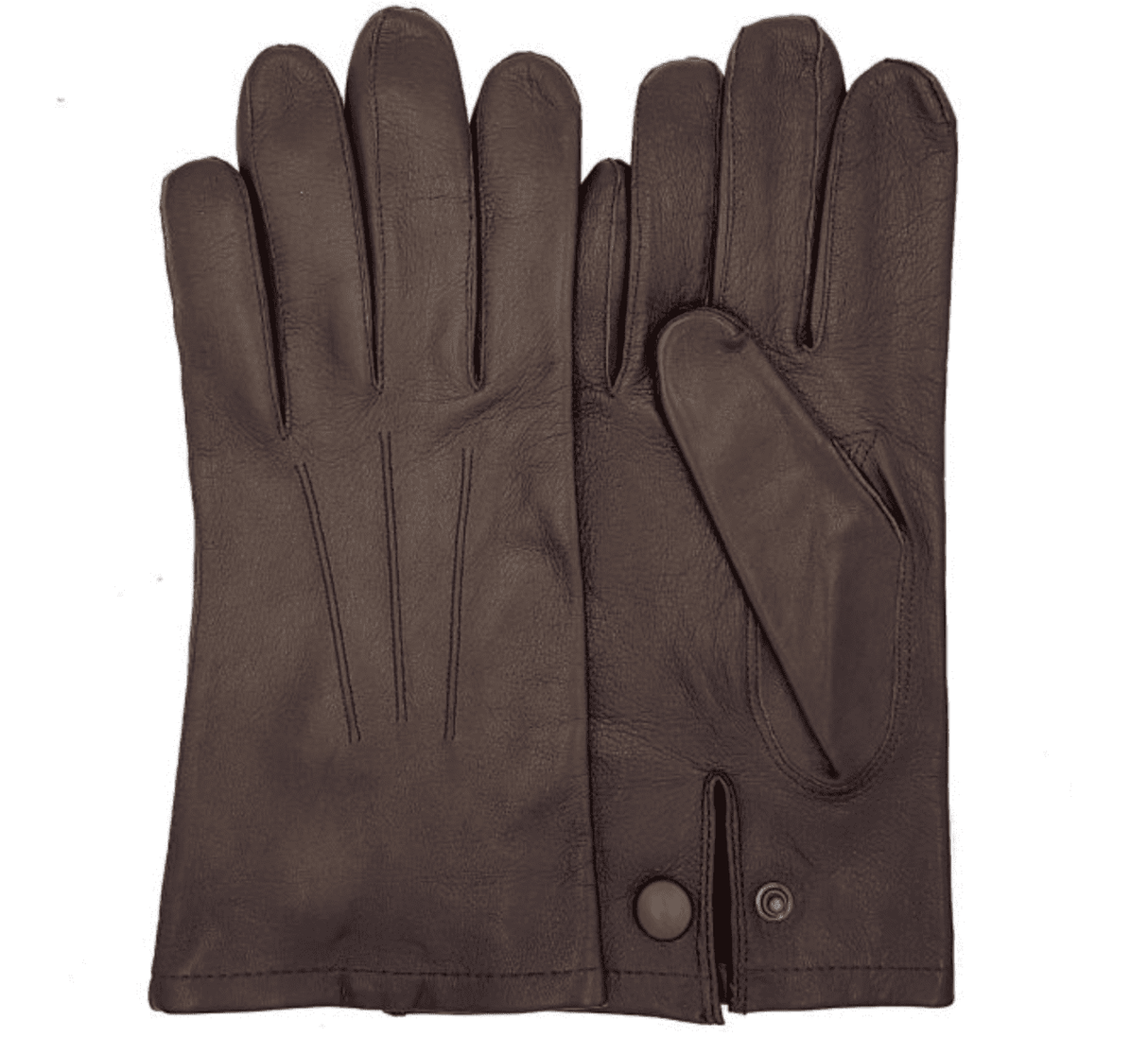 Southcombe Men's Unlined Brown Uniform Leather Gloves - Supergrade