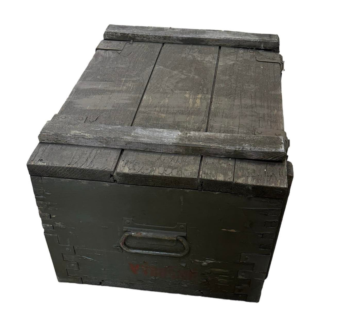 Soviet Military Large Wooden Ammo Box
