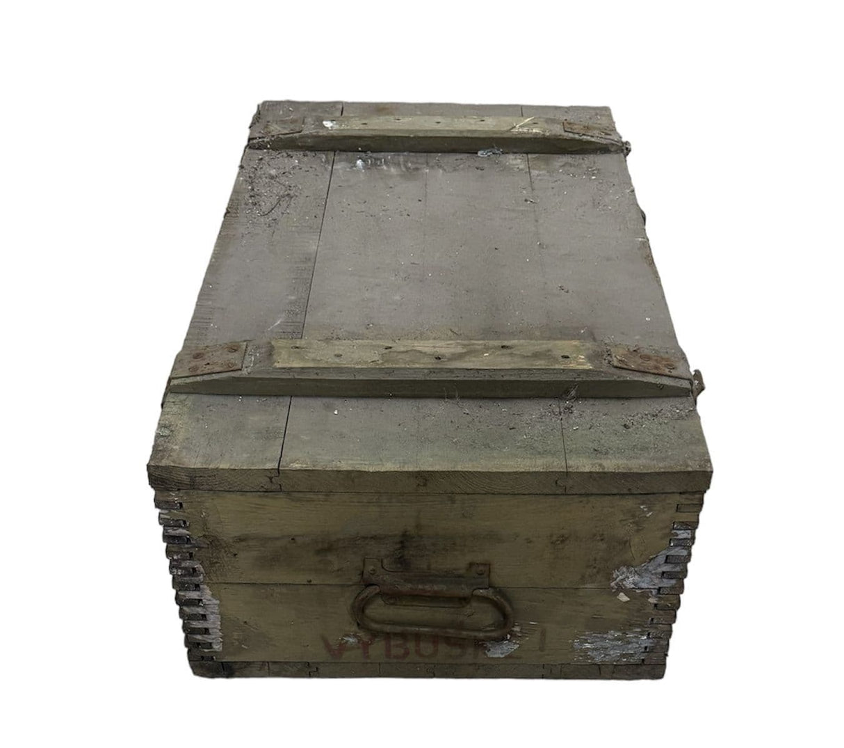 Soviet Military Large Wooden Ammo Box Crate V2