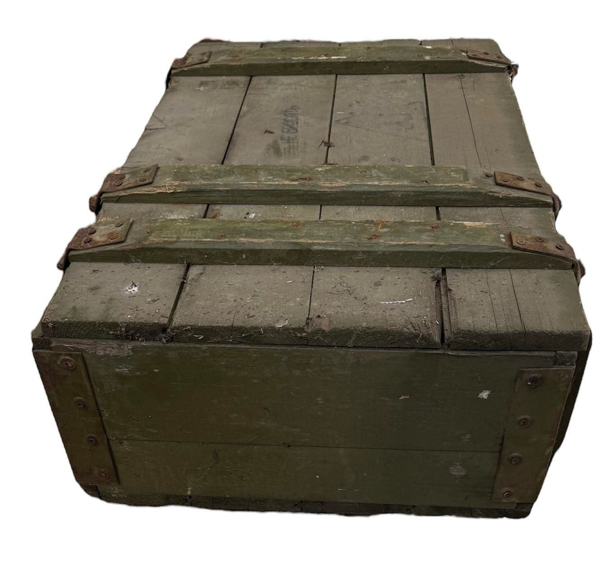 Soviet Military Large Wooden Ammo Box Crate V6