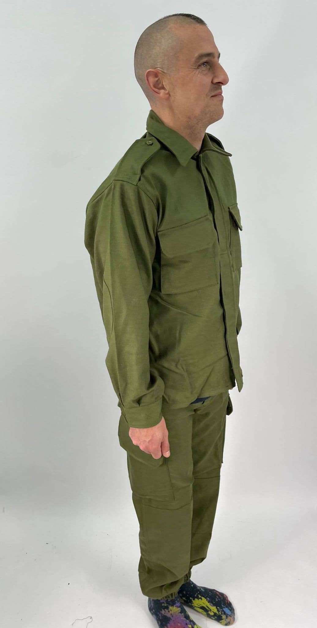 Spanish Military Wool Olive Bushcraft Trousers