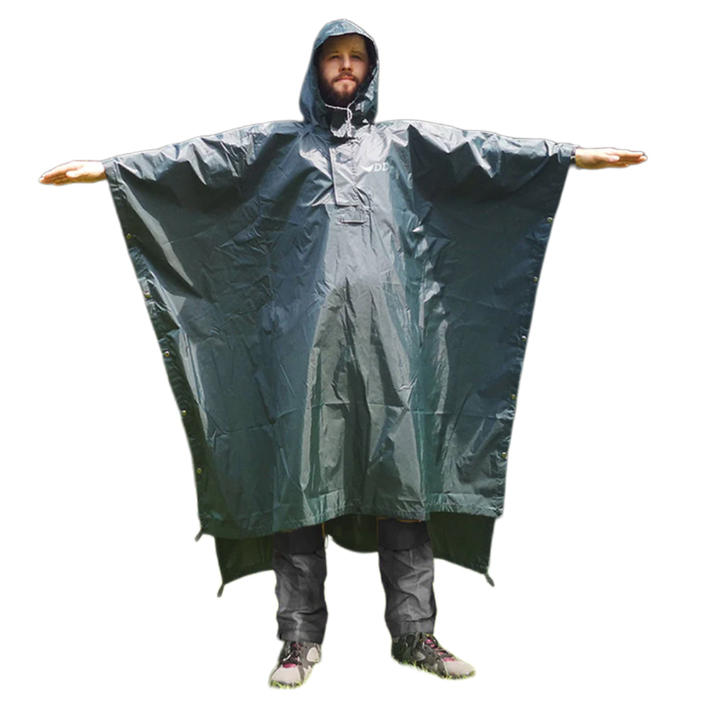 DD Hammocks Poncho Tarp - Olive Green