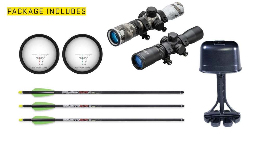 Tenpoint TurboX ACUSlide Compound Crossbow Rangefinder Package in Moss Green