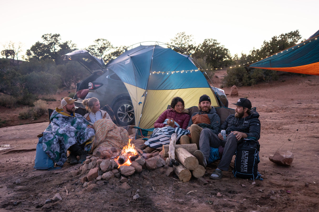 Kelty Sideroads Vehicle Awning Tent - Midnight Navy/Winter Moss
