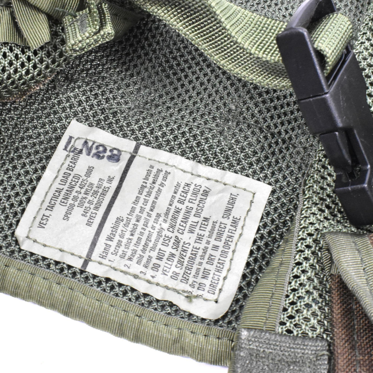 US Webbing Tactical Load Bearing DPM Vest