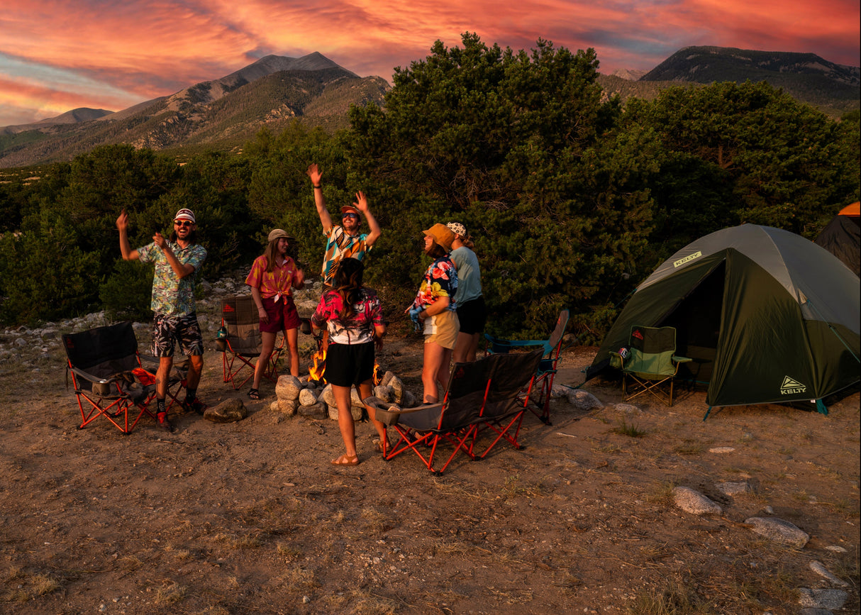 Kelty Essential Single Camp Chair - Bungee Cord/Beluga