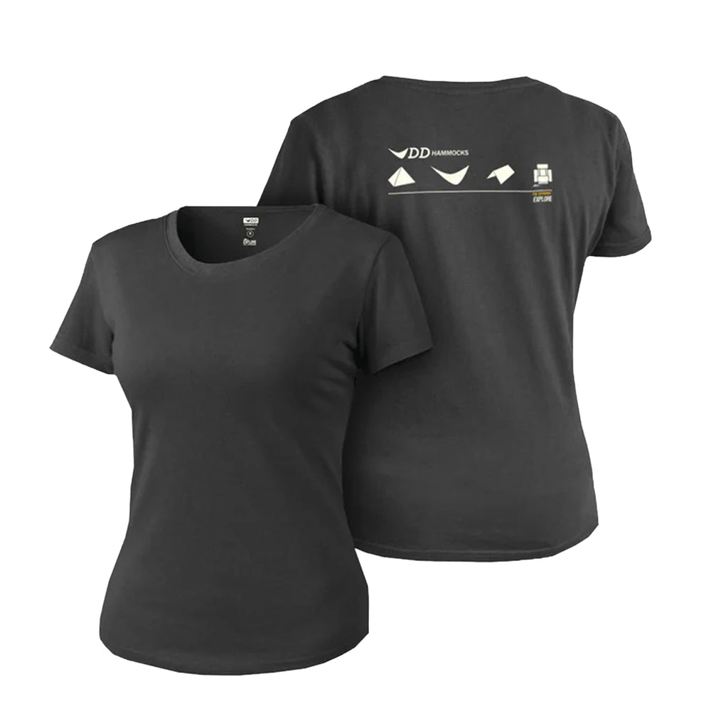 DD Hammocks Women's Icon T-Shirt - Charcoal