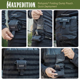 Maxpedition ROLLYPOLY Khaki Foliage Folding Dump Pouch
