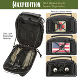Maxpedition FR-1 Combat Black Medical Pouch