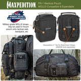 Maxpedition FR-1 Combat Black Medical Pouch