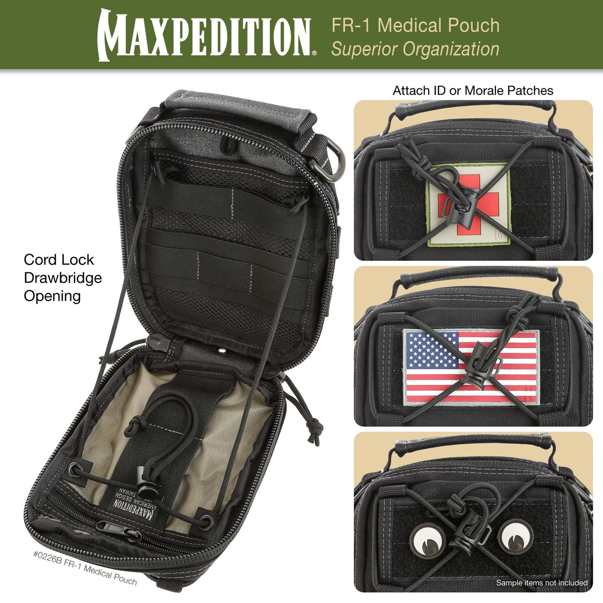 Maxpedition FR-1 Combat Wolf Grey Medical Pouch