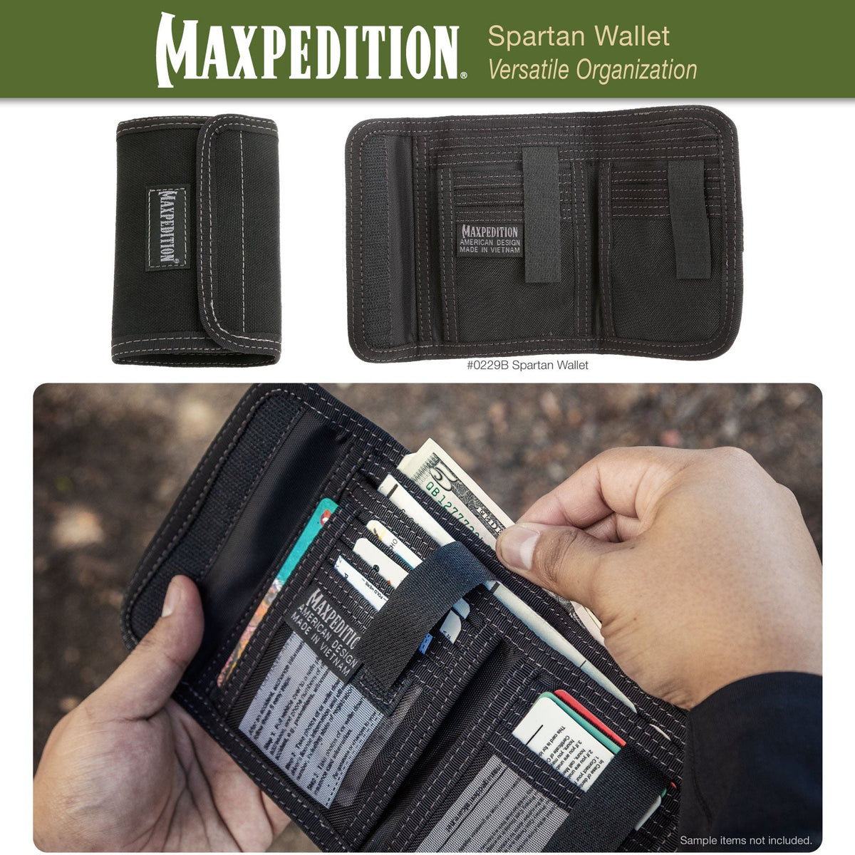 Maxpedition Spartan Foliage Green Wallet