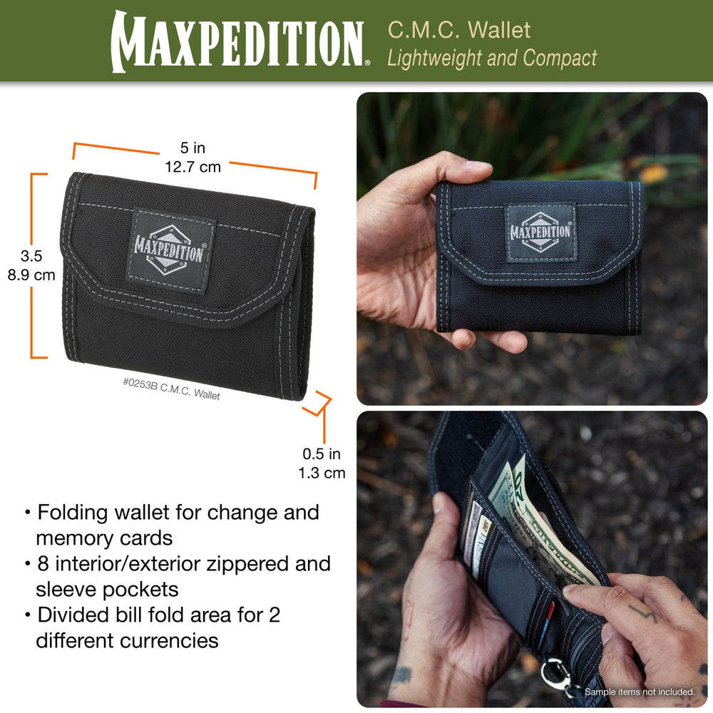 Maxpedition C.M.C. Black Wallet