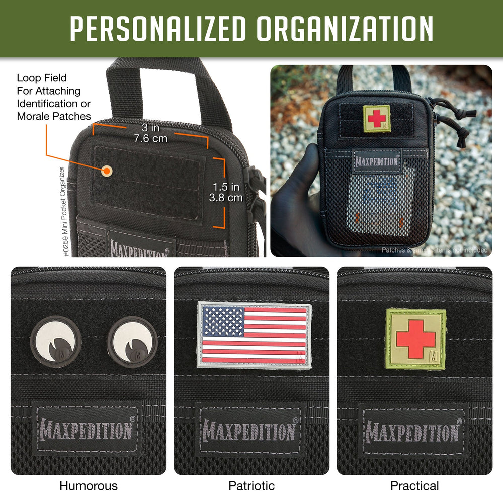 Maxpedition Mini Black Pocket Organiser