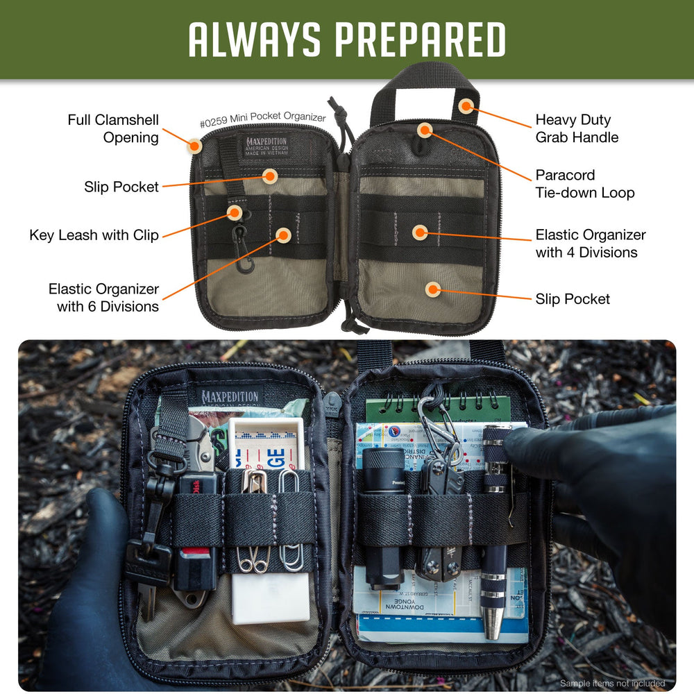 Maxpedition Mini Wolf Grey Pocket Organiser