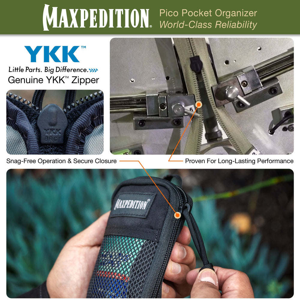 Maxpedition Pico Black Pocket Organiser