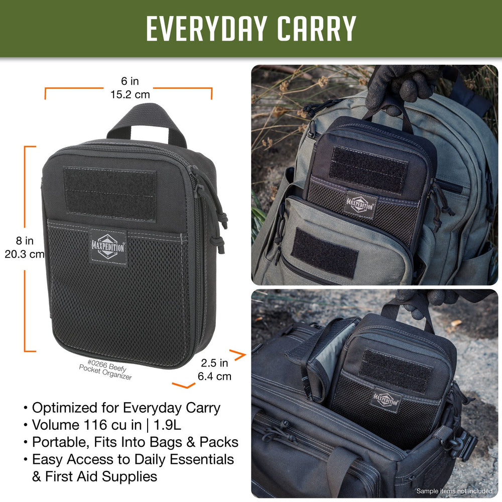 Maxpedition BEEFY Wolf Grey Pocket Organiser