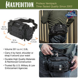 Maxpedition Proteus Khaki Versipack