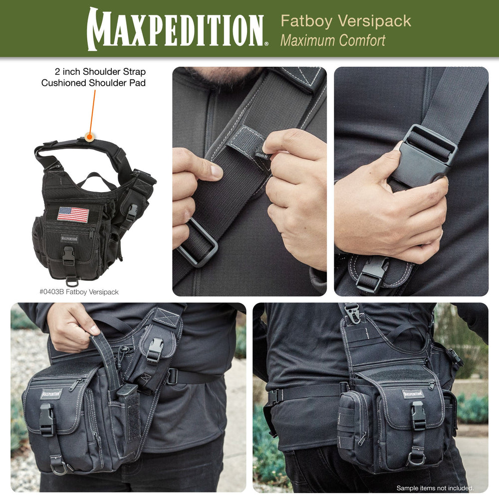 Maxpedition FatBoy Black Versipack