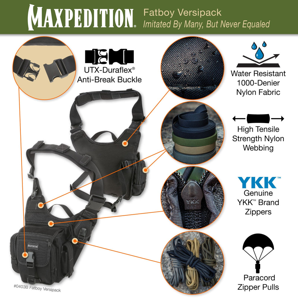 Maxpedition FatBoy Khaki Versipack