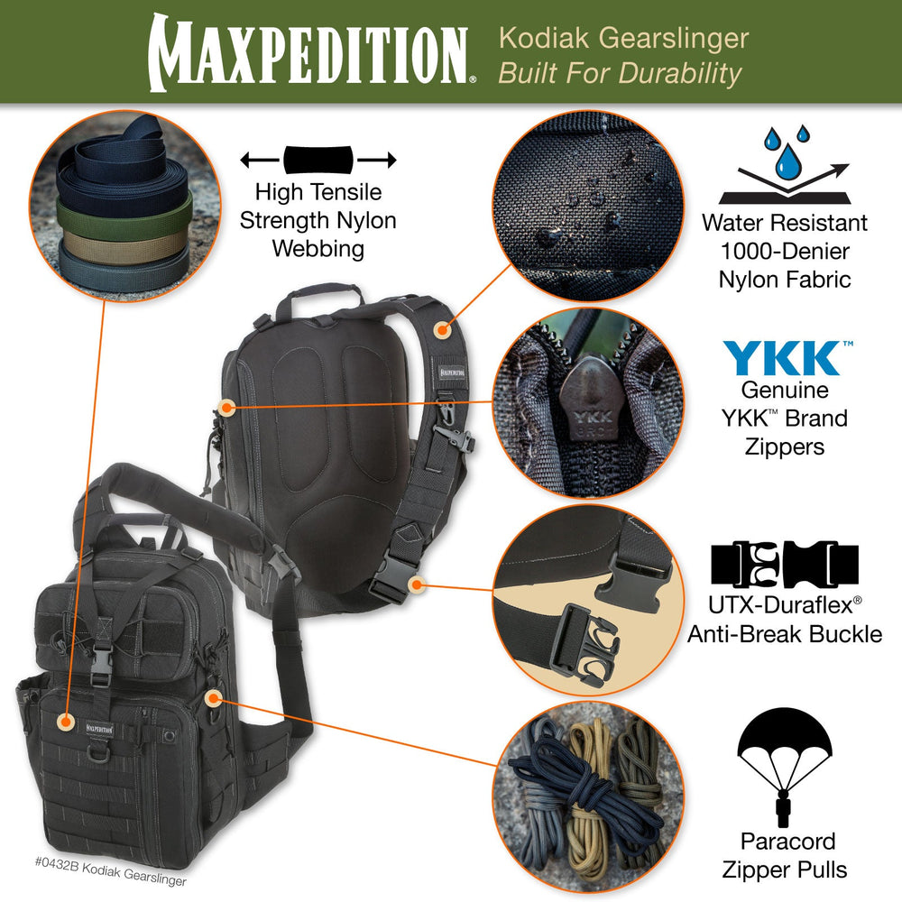 Maxpedition Kodiak Black Gearslinger