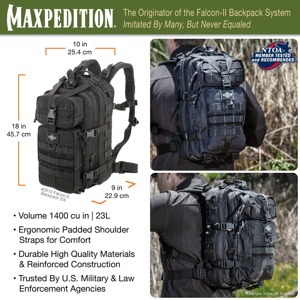 Maxpedition Falcon-II Wolf Grey Backpack