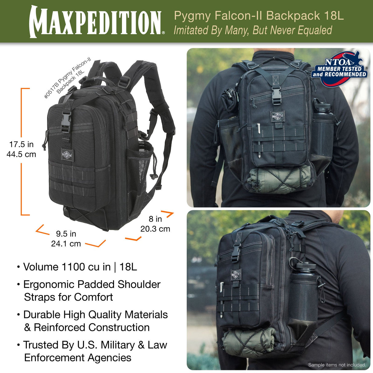 Maxpedition Pygmy Falcon-II Foliage Green Backpack
