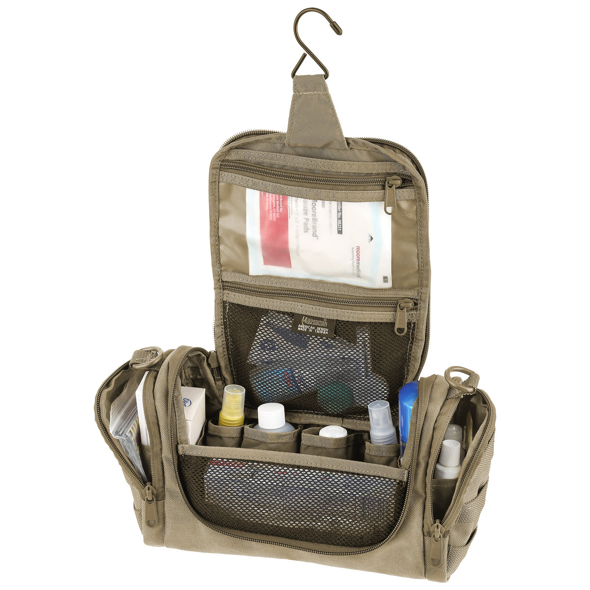 Maxpedition AFTERMATH Khaki Compact Toiletries Bag