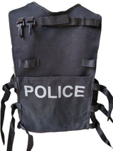 British Police Black Tactical Vest - Style B