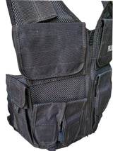 British Police Black Tactical Vest - Style B