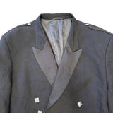 British Military Scottish Prince Charlie Black Kilt Jacket