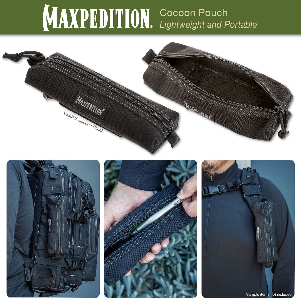 Maxpedition Cocoon Khaki Pouch