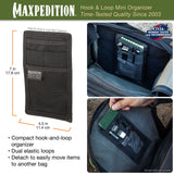 Maxpedition Hook-and-Loop Mini Black Organiser
