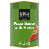 4.1kg Chef's Menu Pizza Sauce with Herbs - Bulk Food Ration Storage