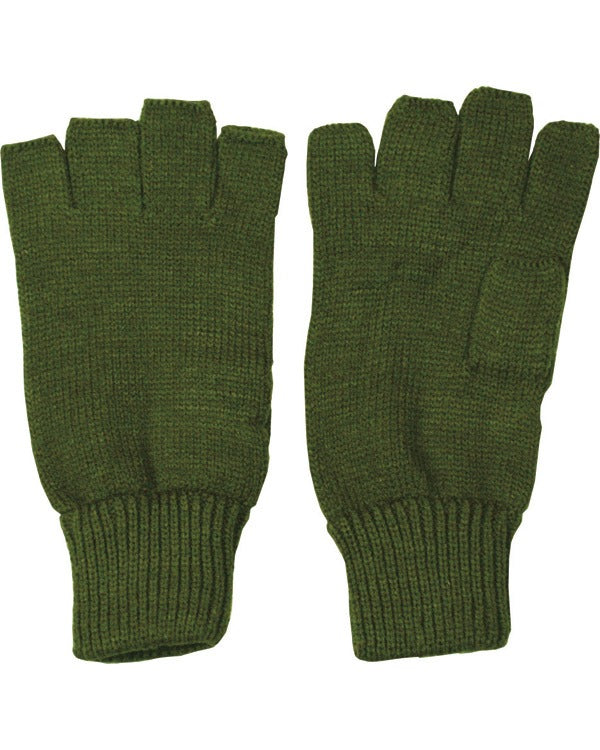 Kombat UK Fingerless Gloves - Black