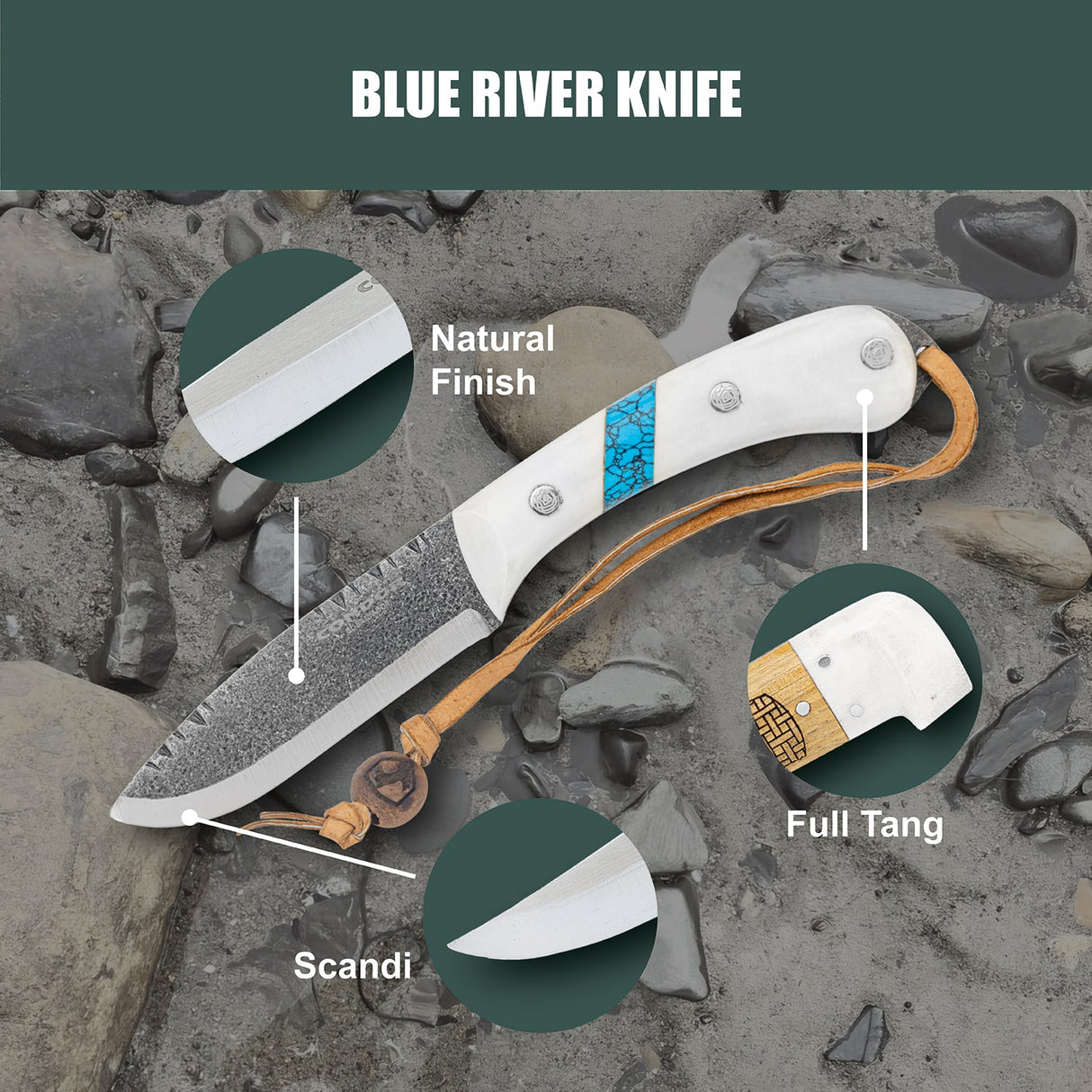 Condor Blue River Fixed Blade Knife