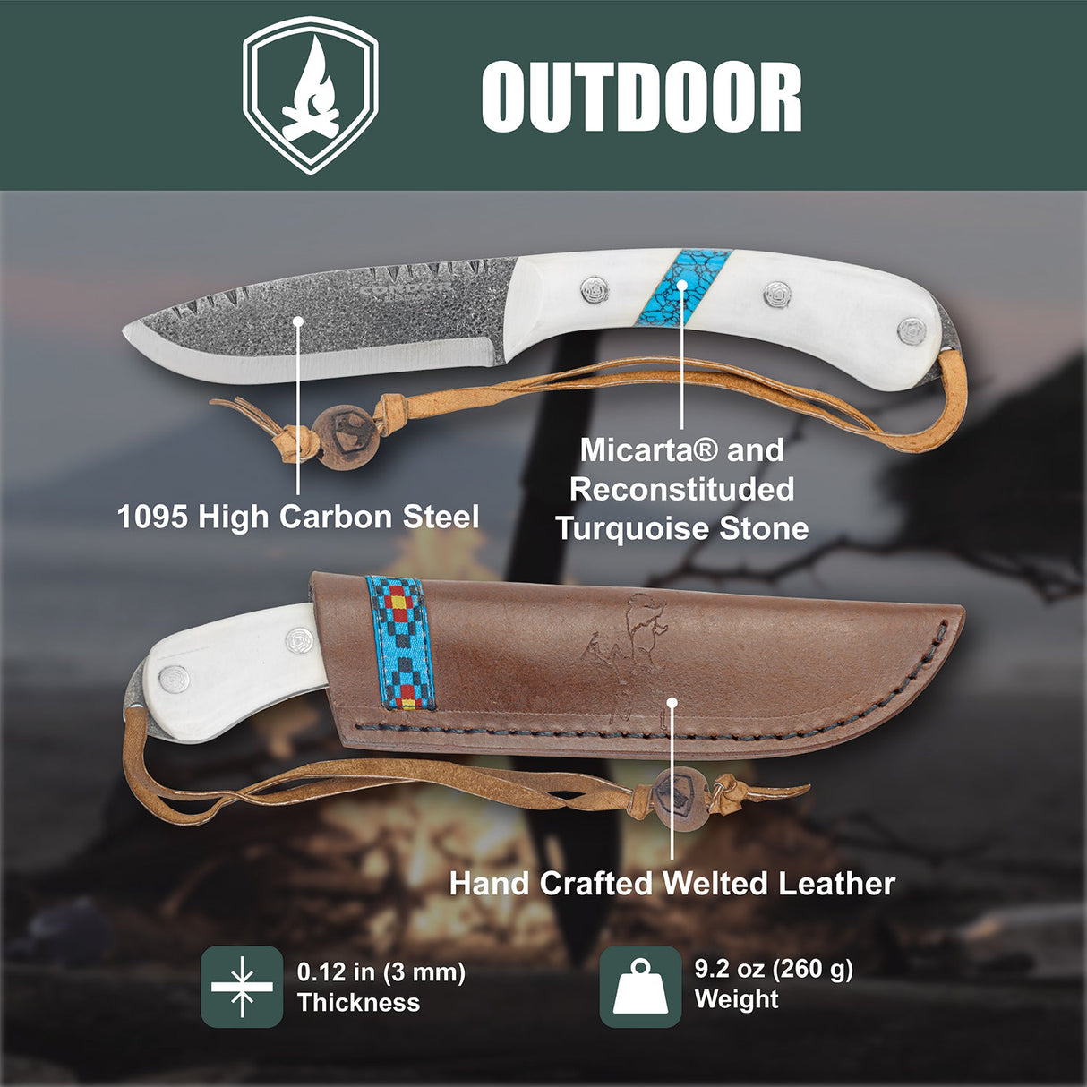 Condor Blue River Fixed Blade Knife