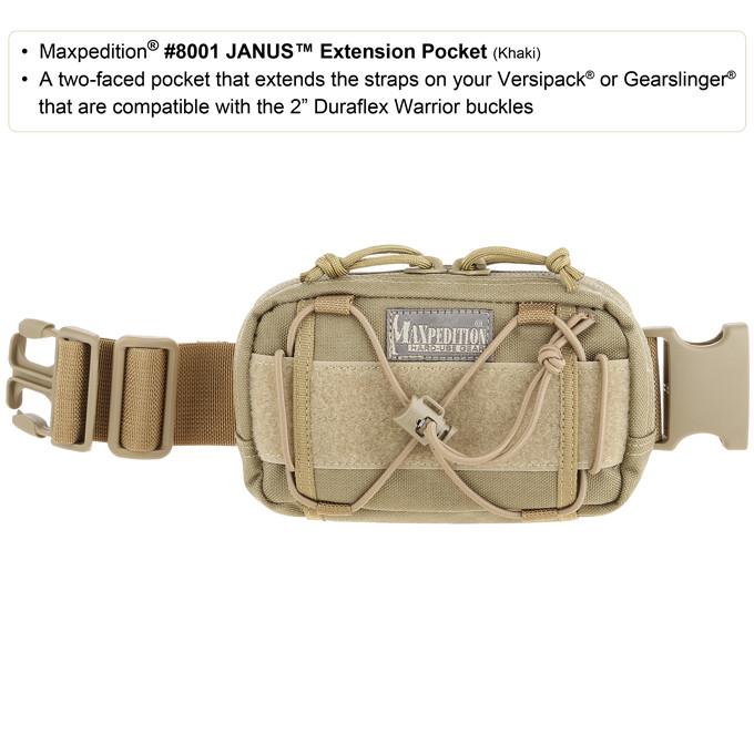 Maxpedition JANUS Extension Khaki Pocket