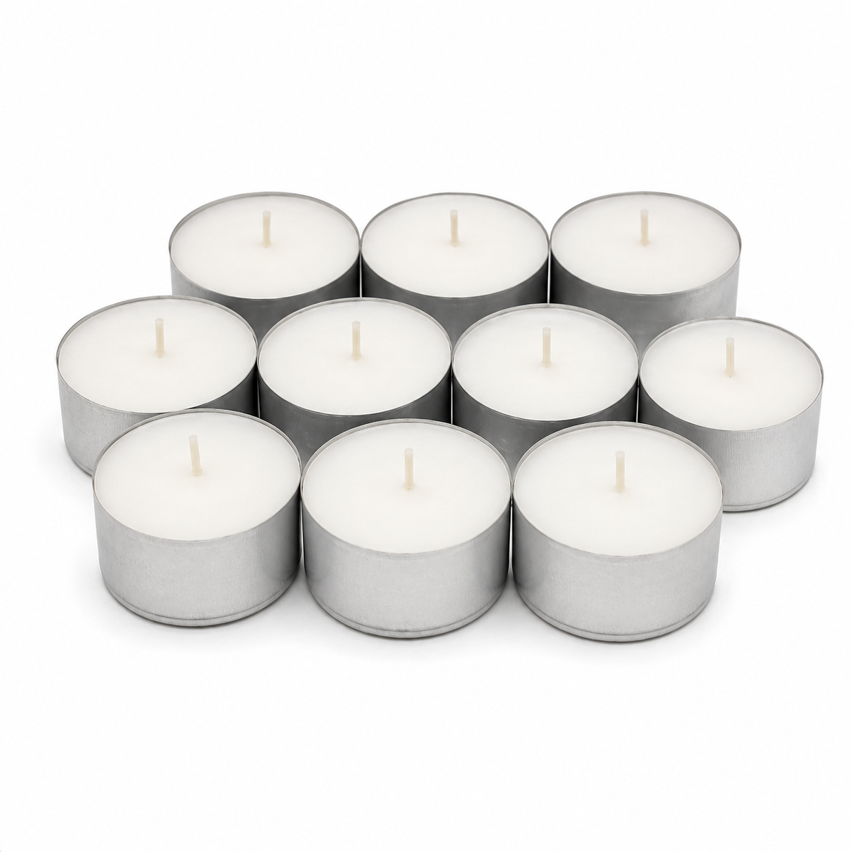 8 Hour Tea Light Candles- Pack Of 10