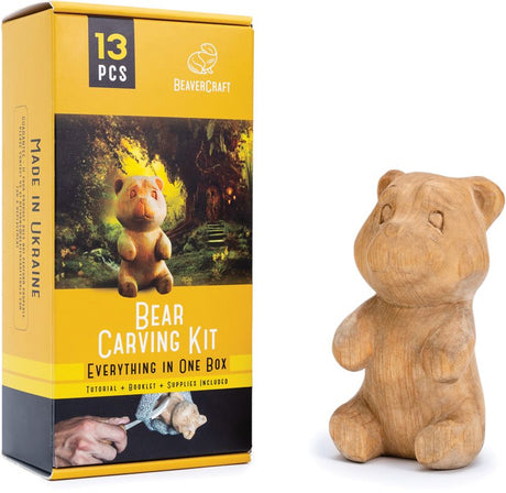 Beavercraft Bear Carving Kit