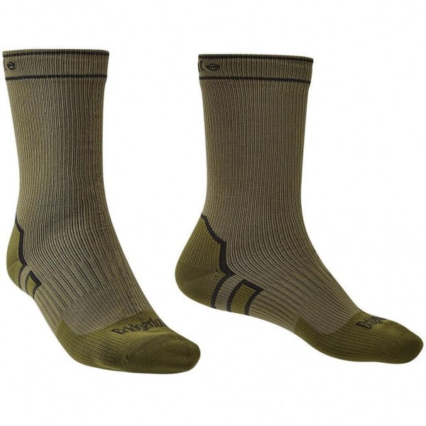 Bridgedale Stormsock Midweight Waterproof Socks - Olive - Green