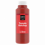 Chef's Menu Tomato Ketchup 1 Litre - Bulk Food Ration Storage