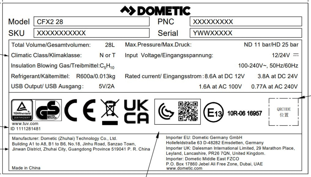 Dometic CFX2 28 Compressor Cooler Box