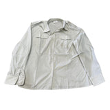 French Military Cream Long Sleeve Shirt